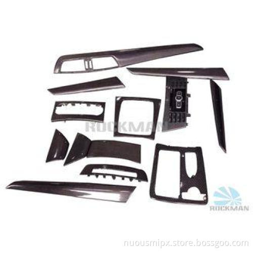 Red Carbon Fiber Interior Trim Kits For 2008 - 2013 Mercede